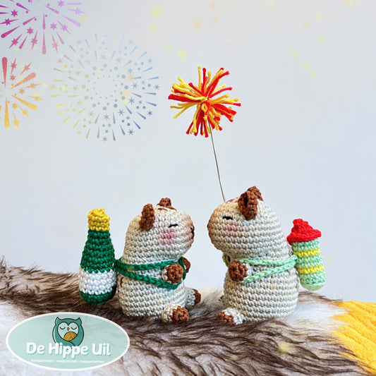 Haakpatroon Capibara's oud en nieuw