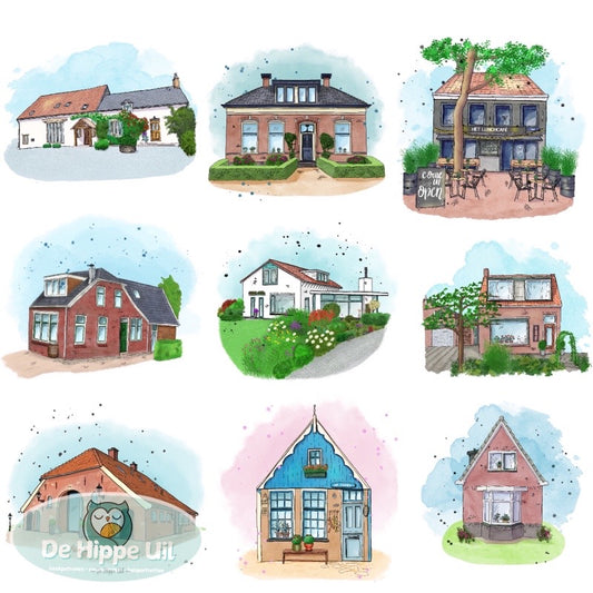 Huisportret digitale print