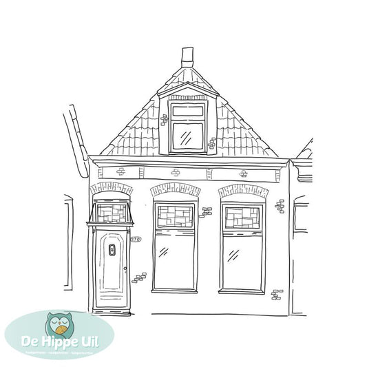 Pentekening huisportret