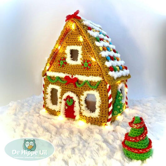 Haakpatroon snoephuisje / peperkoekhuisje