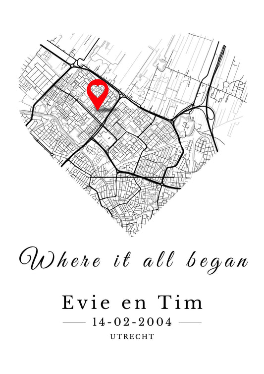 Gepersonaliseerde Valentijns kaart