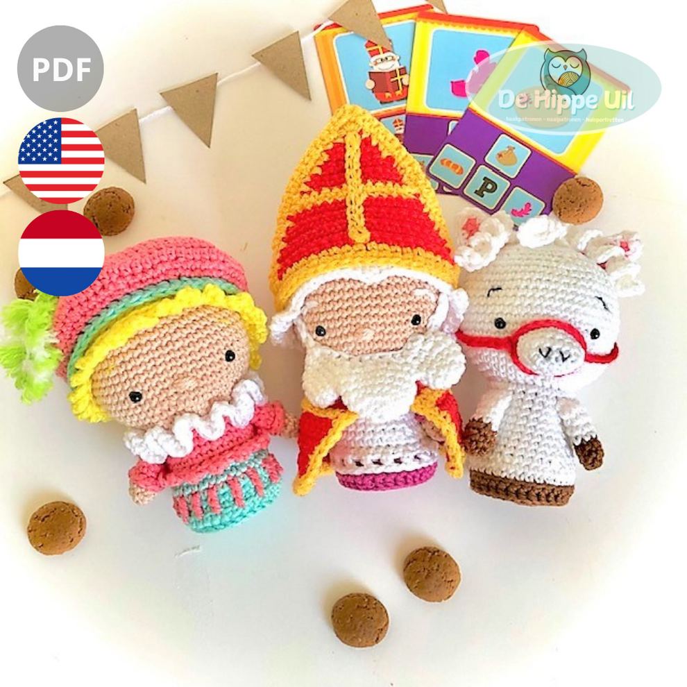 Haakpatroon Sint, Piet en Ozosnel – De Hippe Uil