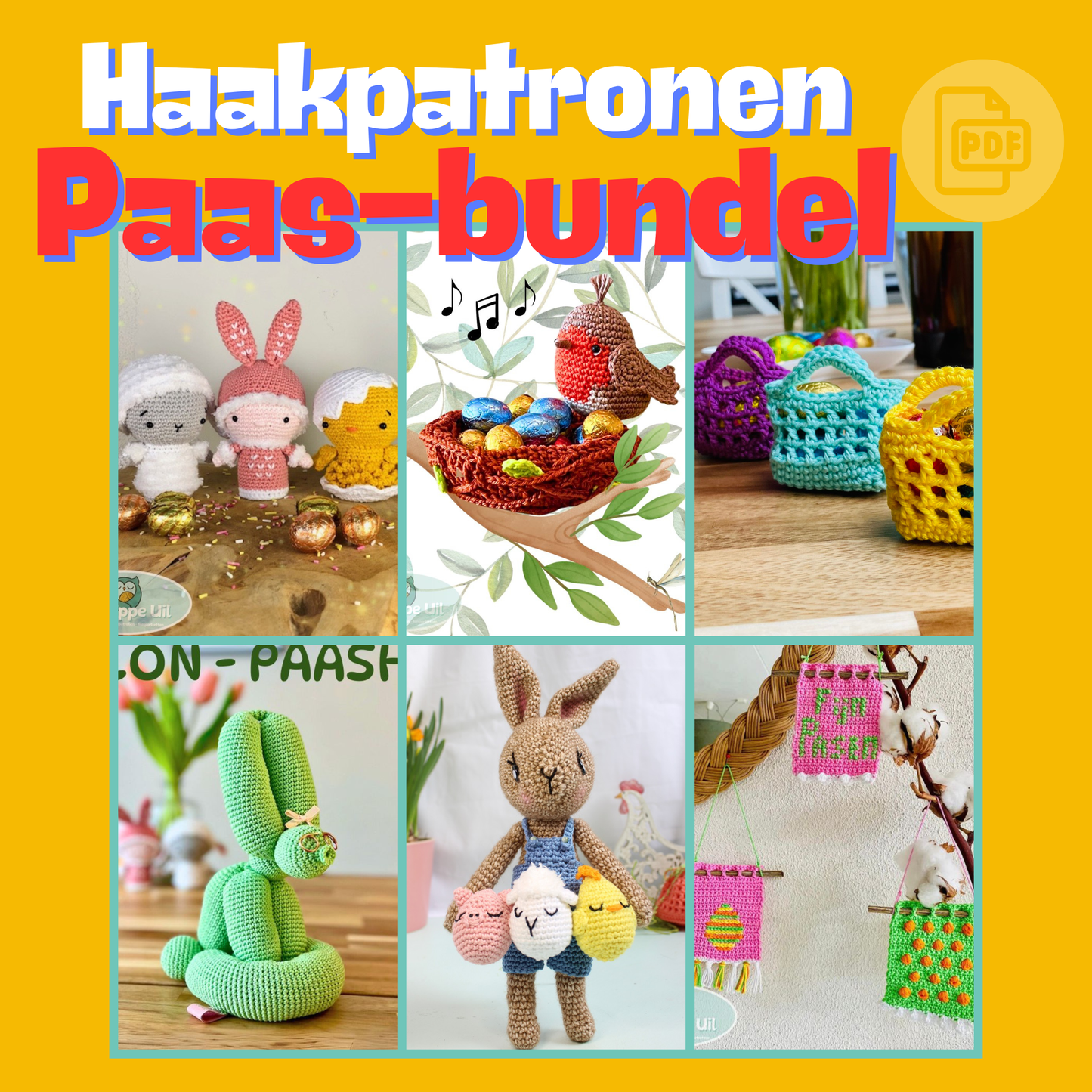 haakbundel pasen amigurumi pdf overzicht