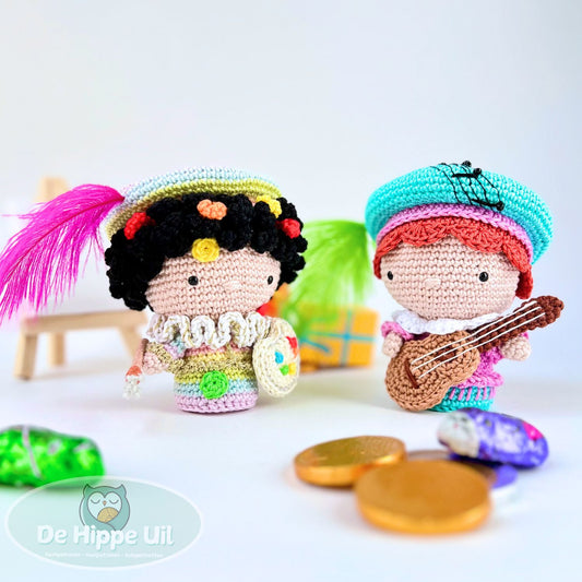 Haakpatroon Verfpiet en Muziekpiet