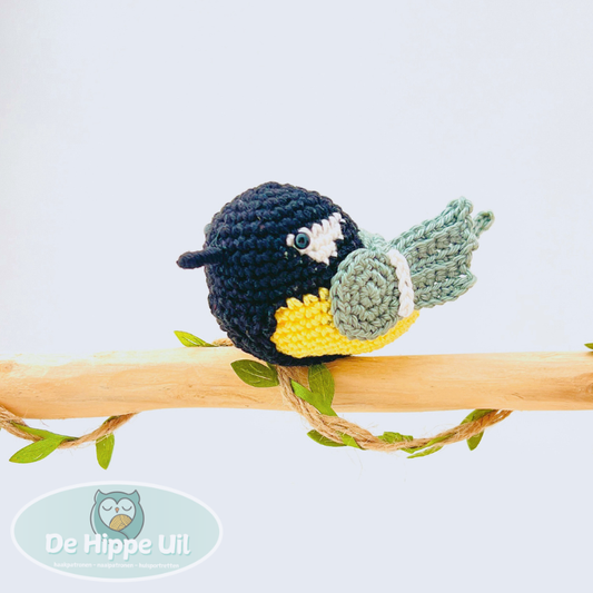 Haakpatroon Amigurumi Koolmeesje, PDF Patroon